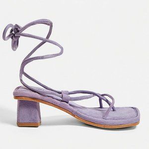Jeffrey Campbell Kaine Suede Wraparound Tie 9.5